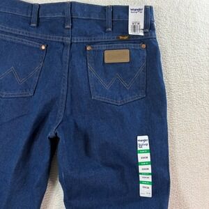 Wrangler Cowboy Cut Slim Fit Jeans Mens 33x38 Blue Dark Wash Western 936PWD NWT